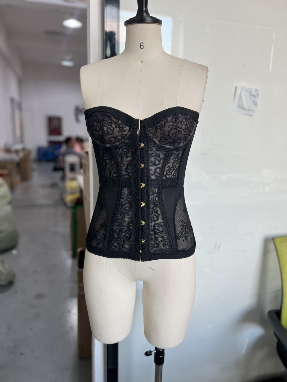 Sexy Tight Fishbone Tubular Women's Top